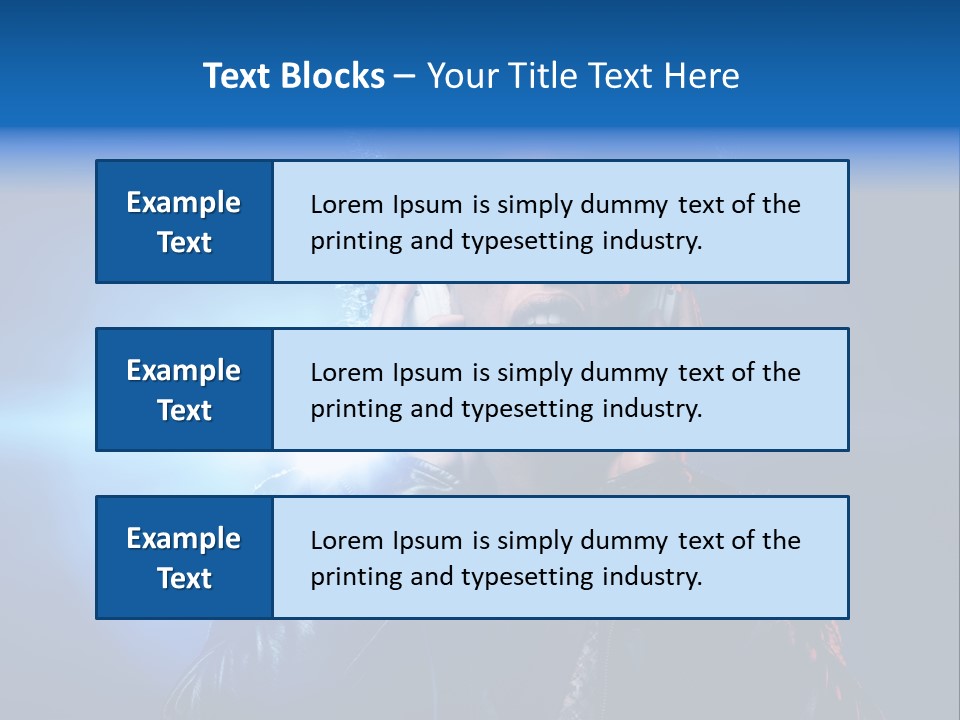 Vinyl Man Singing PowerPoint Template