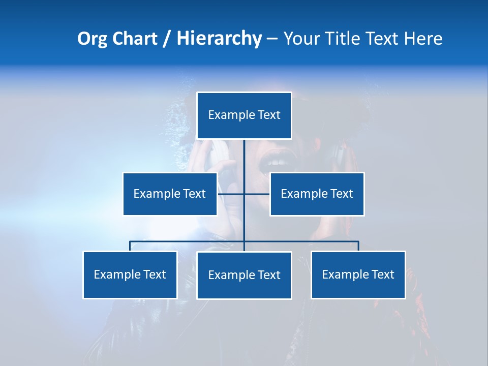 Vinyl Man Singing PowerPoint Template