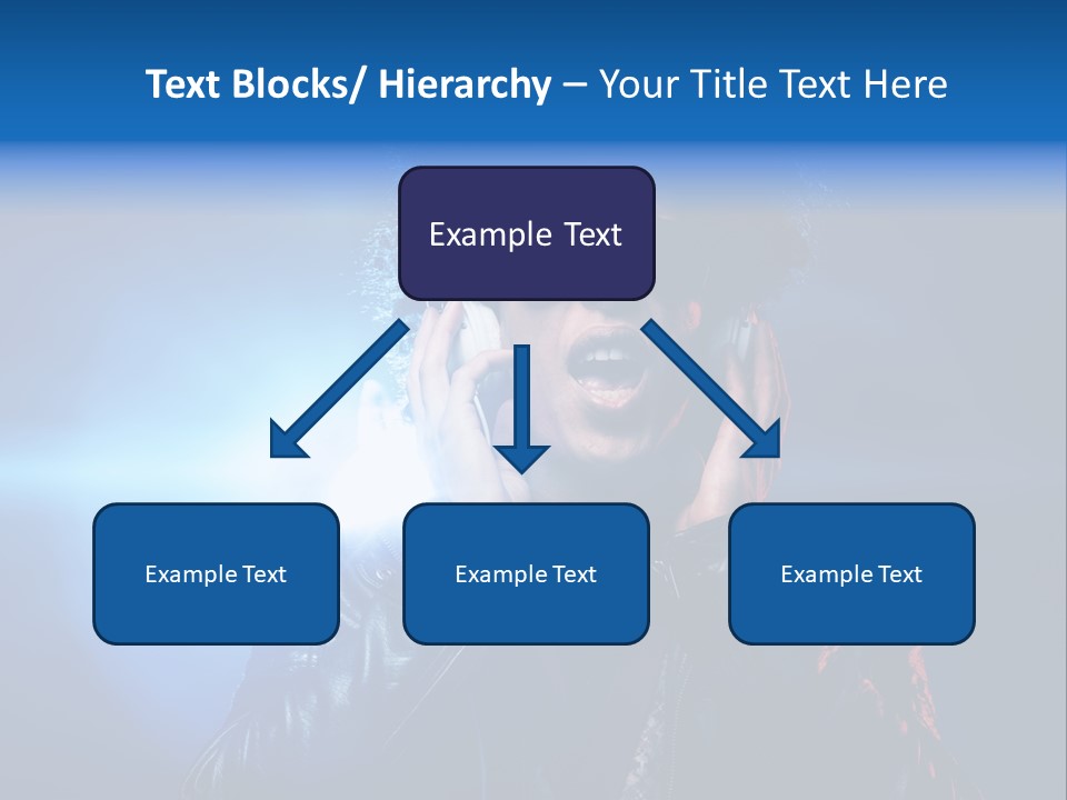 Vinyl Man Singing PowerPoint Template