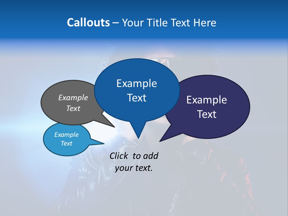 Vinyl Man Singing PowerPoint Template