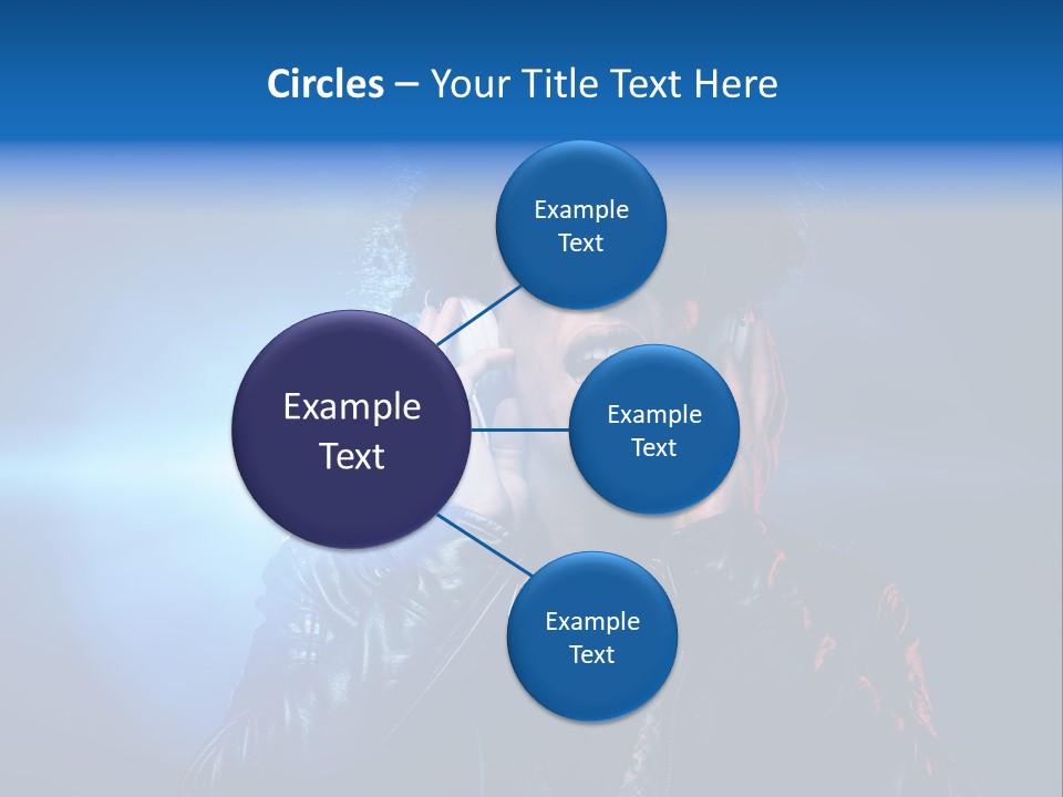 Vinyl Man Singing PowerPoint Template