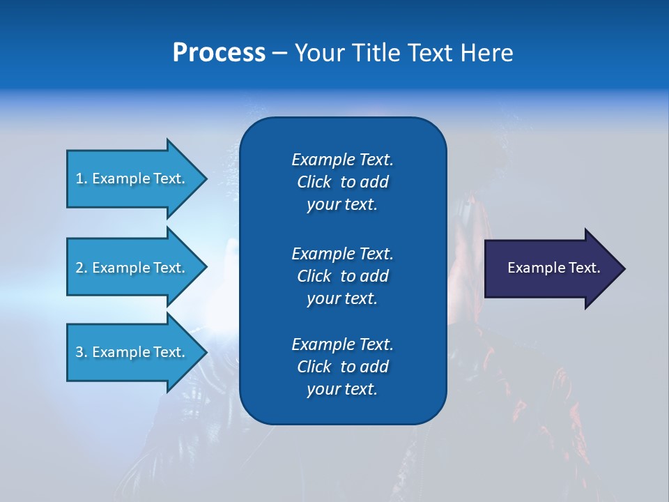 Vinyl Man Singing PowerPoint Template