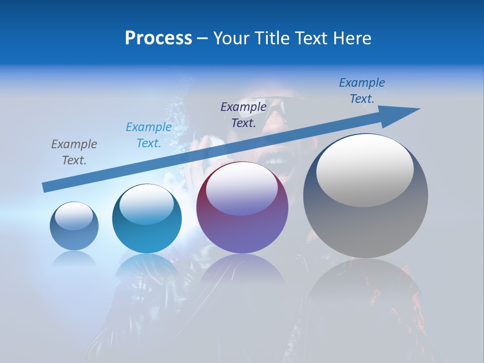 Vinyl Man Singing PowerPoint Template