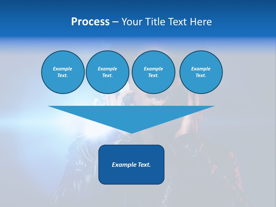 Vinyl Man Singing PowerPoint Template