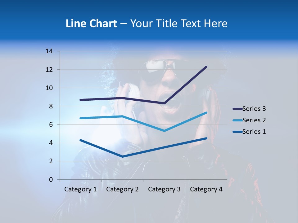 Vinyl Man Singing PowerPoint Template