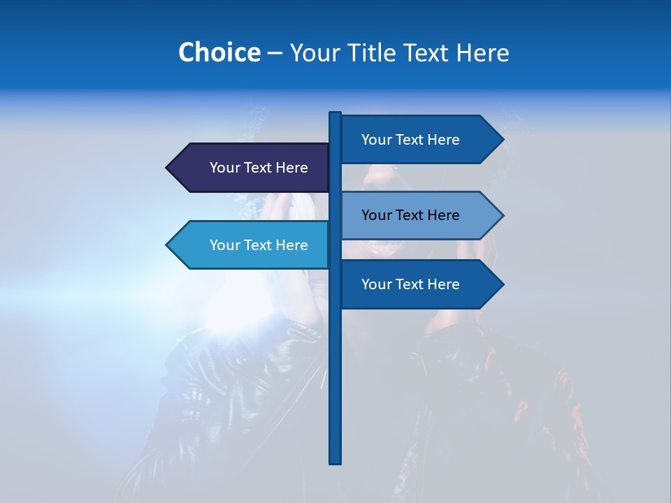 Vinyl Man Singing PowerPoint Template