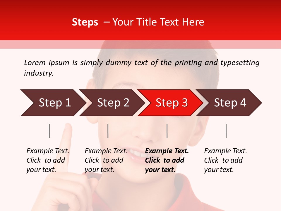 Happiness Handsome Cute PowerPoint Template