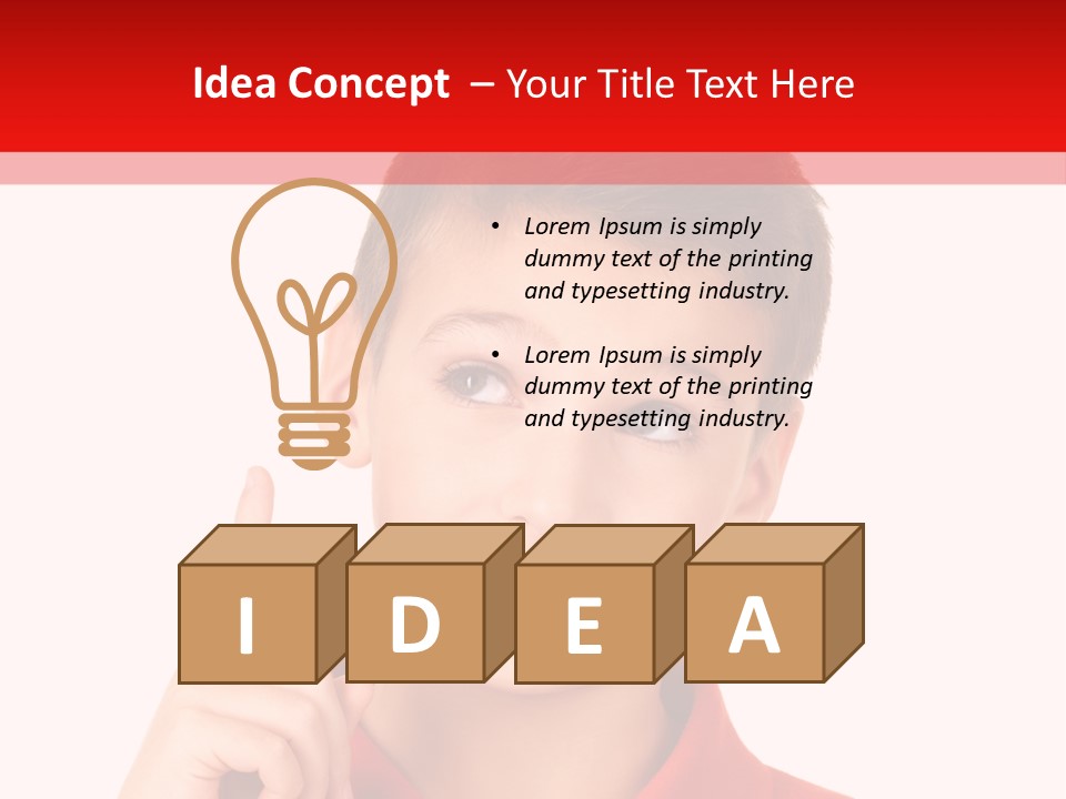 Happiness Handsome Cute PowerPoint Template