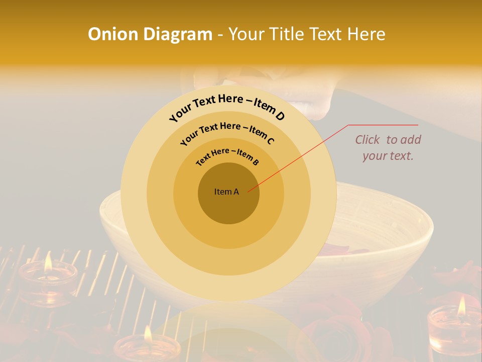 Lifestyle Brown Candles PowerPoint Template