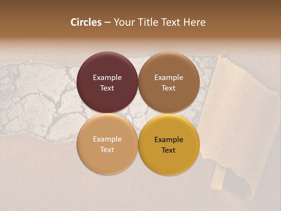 Hidden Grass Torn PowerPoint Template