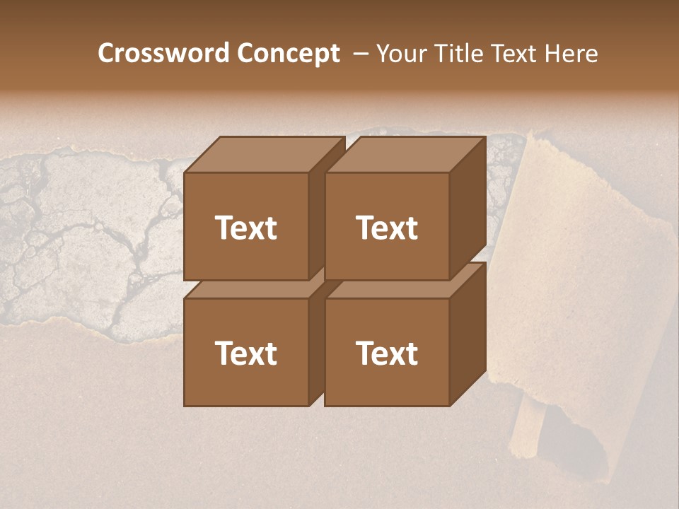 Hidden Grass Torn PowerPoint Template