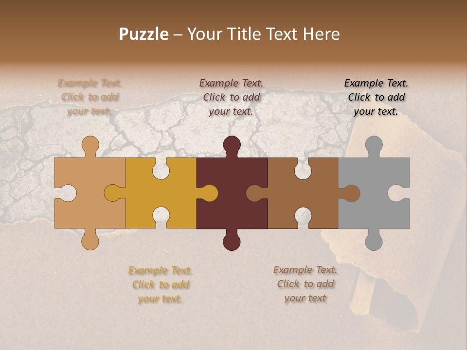 Hidden Grass Torn PowerPoint Template