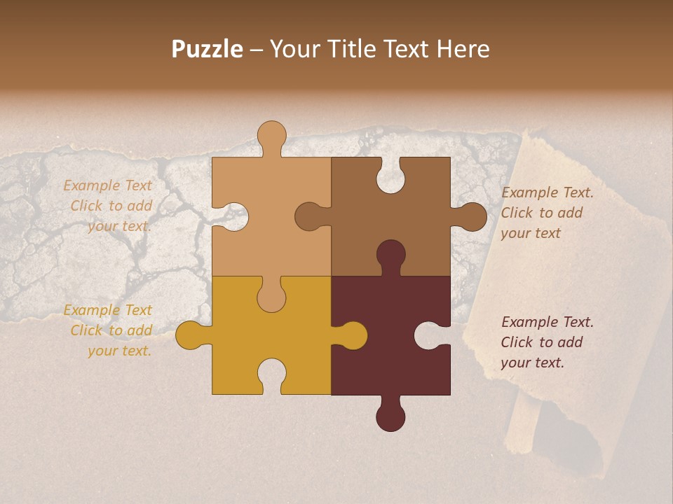 Hidden Grass Torn PowerPoint Template