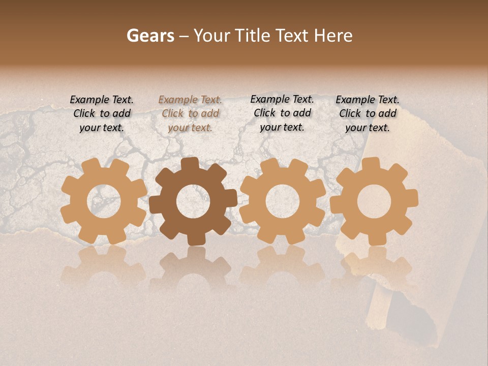 Hidden Grass Torn PowerPoint Template