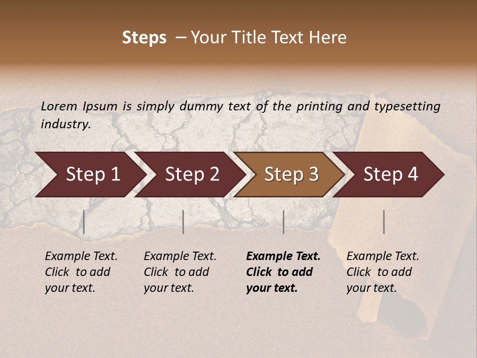 Hidden Grass Torn PowerPoint Template