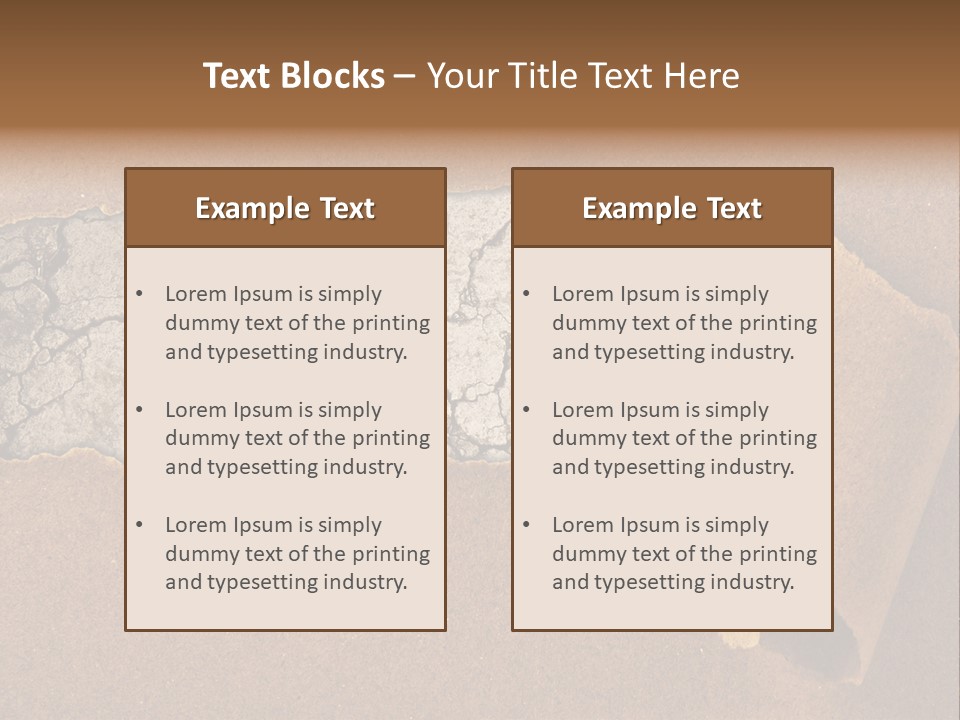 Hidden Grass Torn PowerPoint Template