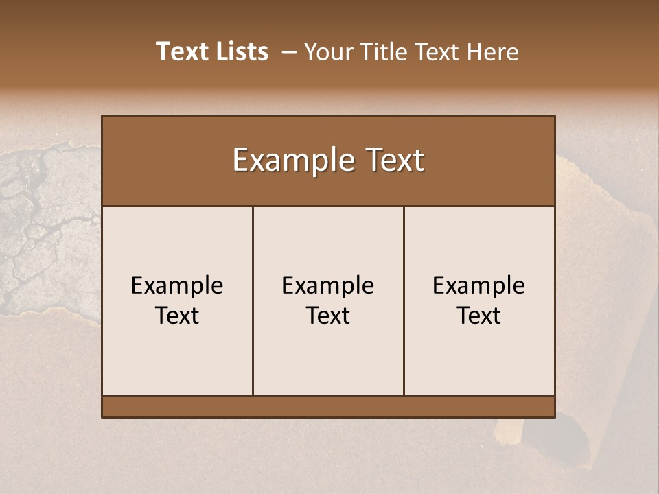 Hidden Grass Torn PowerPoint Template