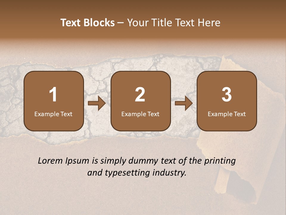Hidden Grass Torn PowerPoint Template
