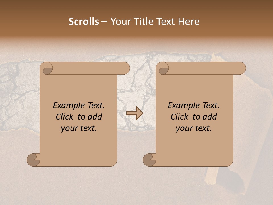 Hidden Grass Torn PowerPoint Template