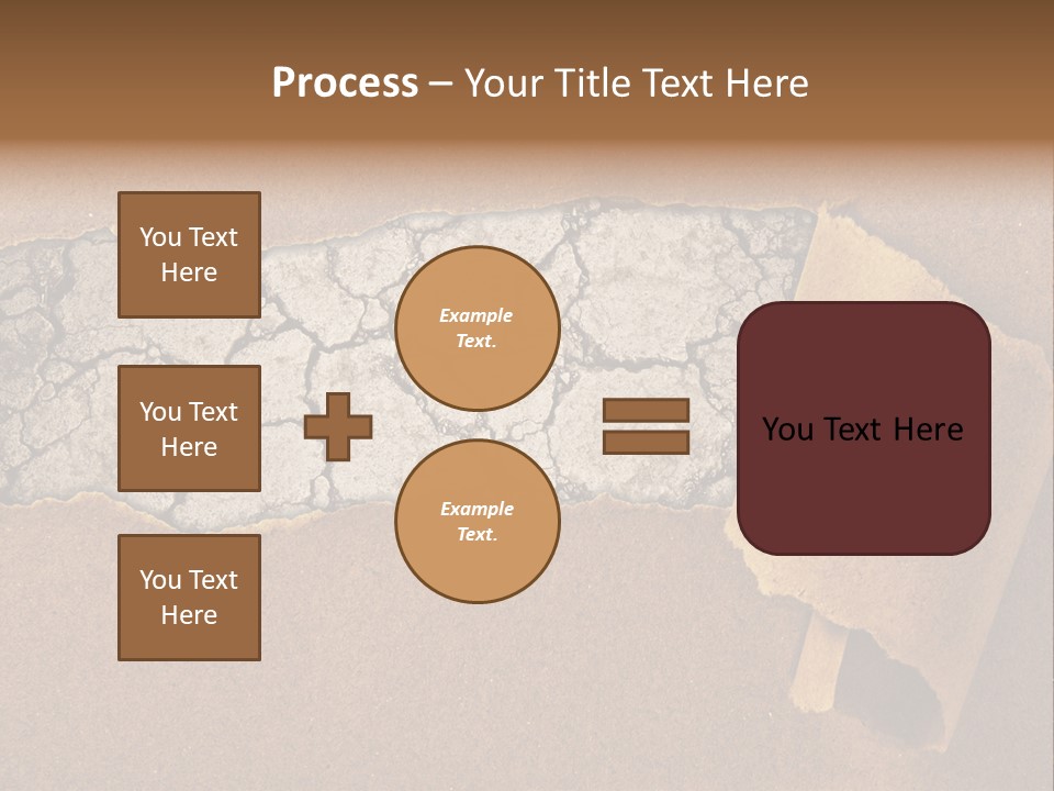 Hidden Grass Torn PowerPoint Template