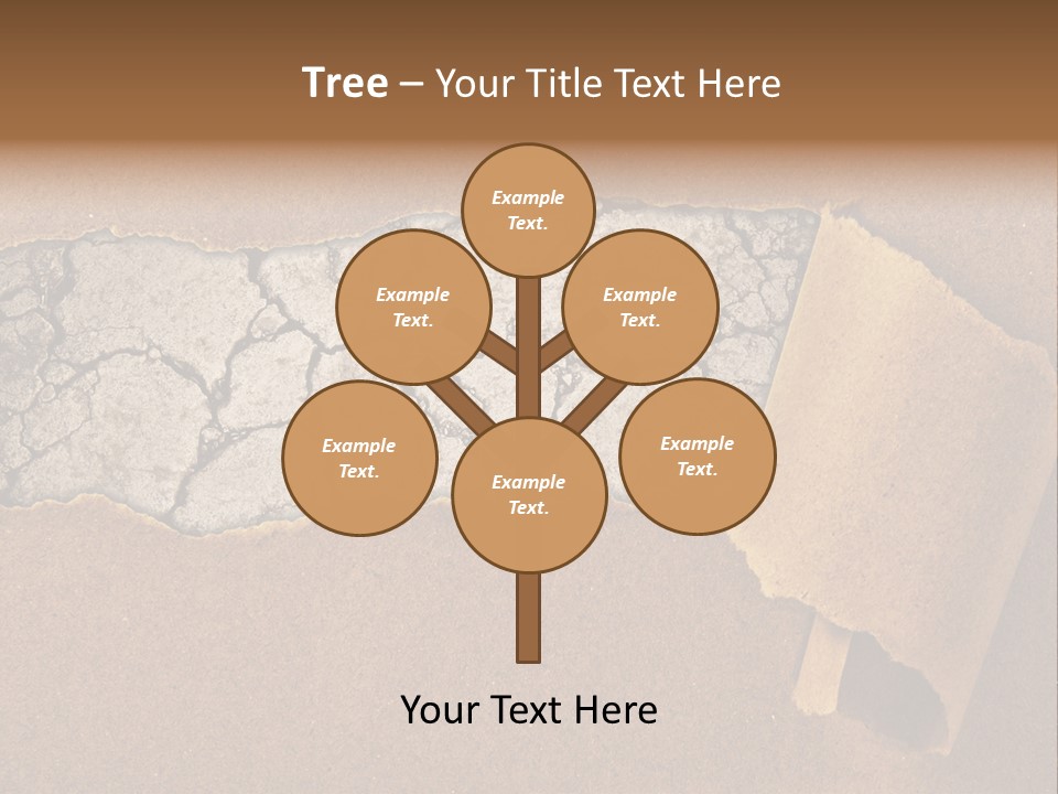 Hidden Grass Torn PowerPoint Template