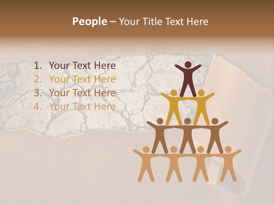 Hidden Grass Torn PowerPoint Template