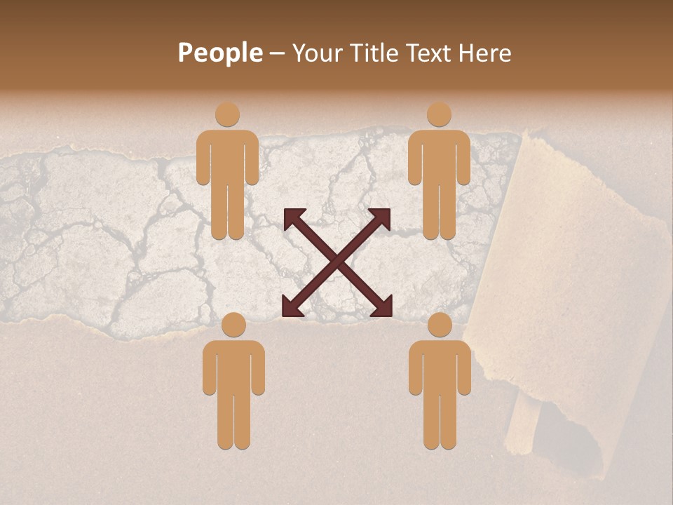 Hidden Grass Torn PowerPoint Template