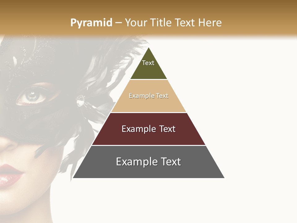 Woman Beautiful Black PowerPoint Template