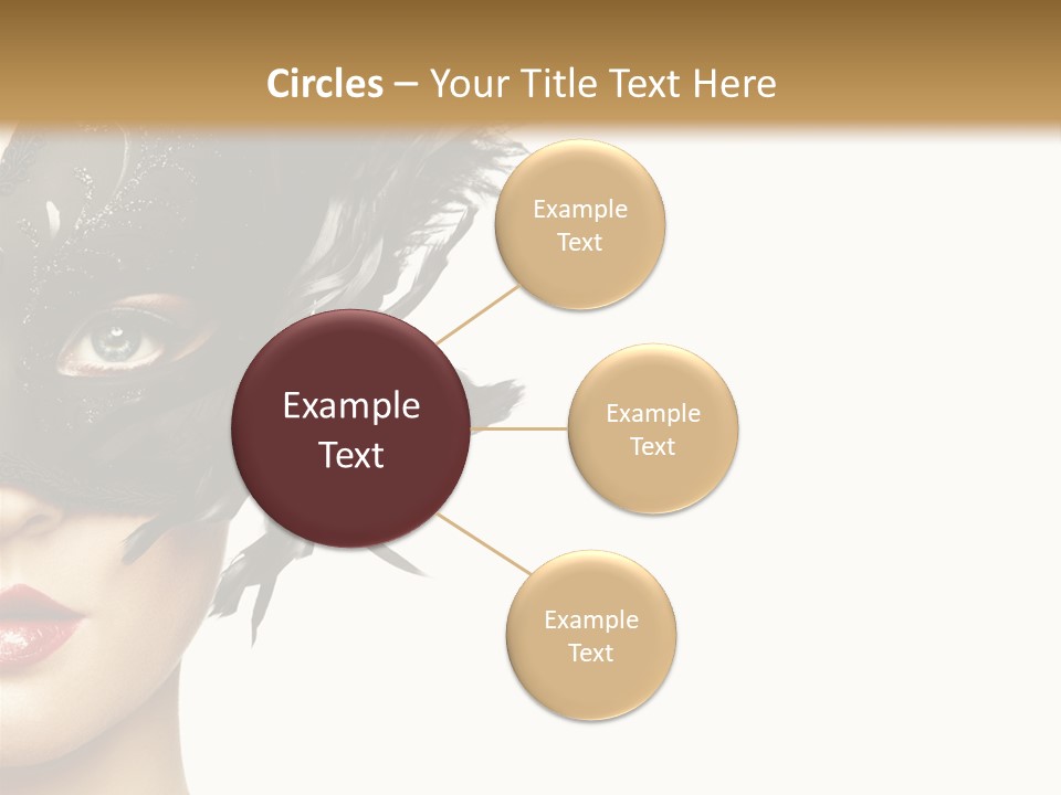 Woman Beautiful Black PowerPoint Template