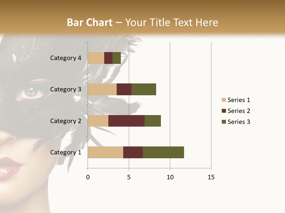 Woman Beautiful Black PowerPoint Template