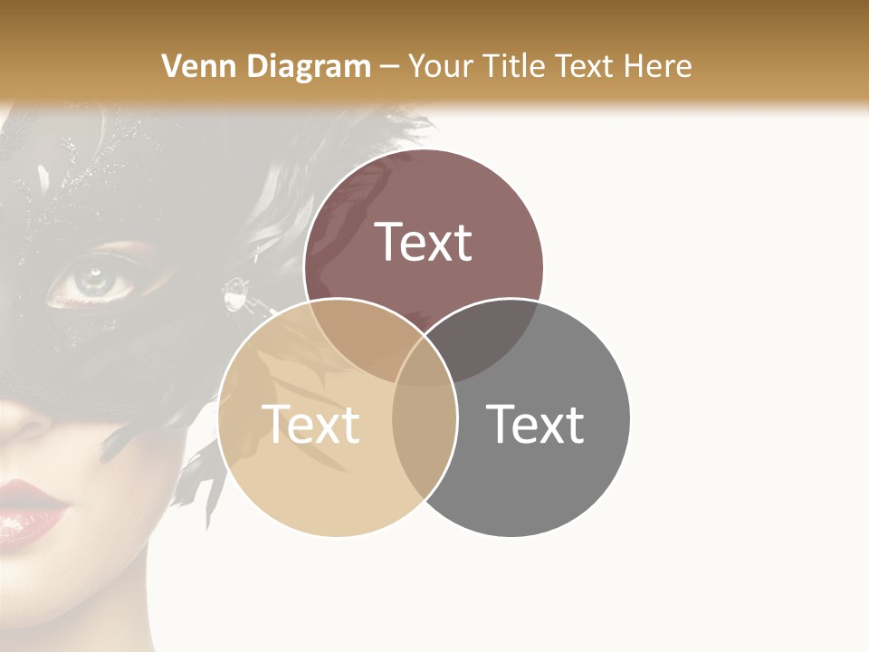 Woman Beautiful Black PowerPoint Template