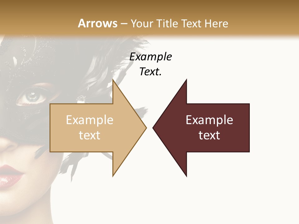 Woman Beautiful Black PowerPoint Template