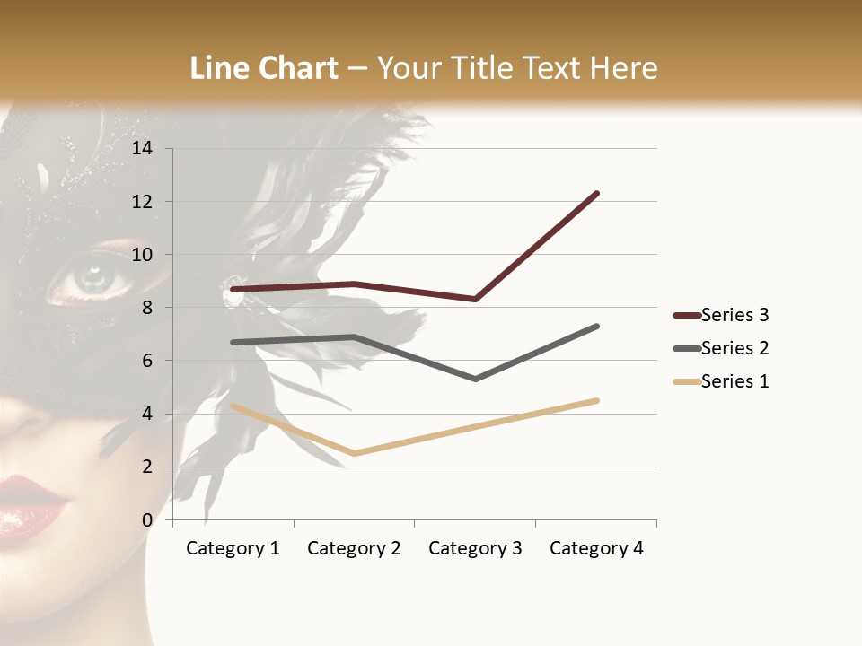 Woman Beautiful Black PowerPoint Template