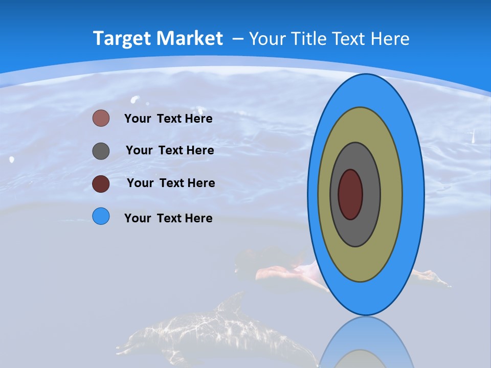 Ocean Marine Swimmer PowerPoint Template