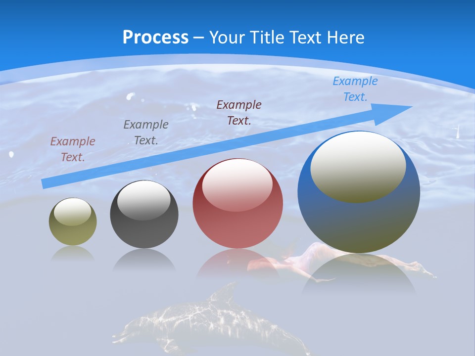 Ocean Marine Swimmer PowerPoint Template