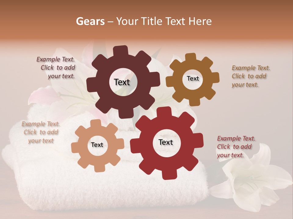 Fabric Stacked Dry PowerPoint Template