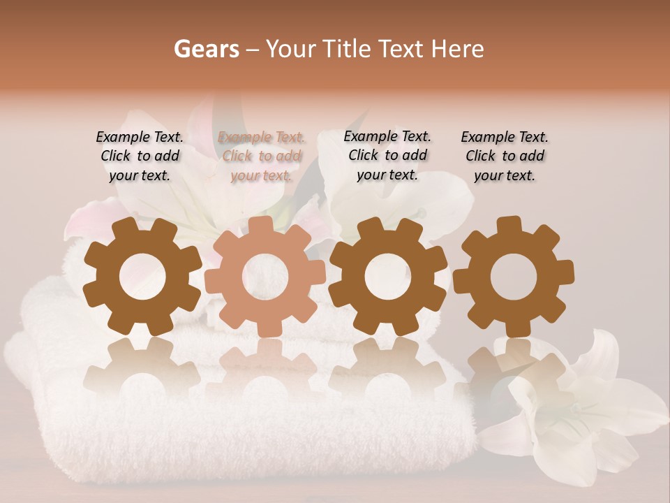 Fabric Stacked Dry PowerPoint Template