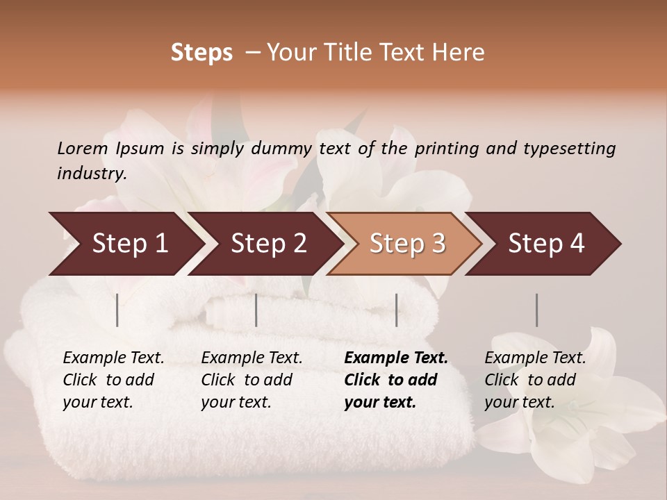 Fabric Stacked Dry PowerPoint Template