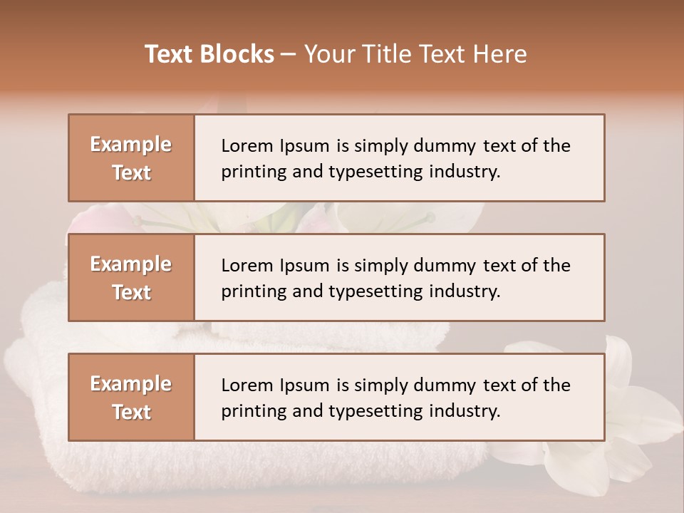 Fabric Stacked Dry PowerPoint Template