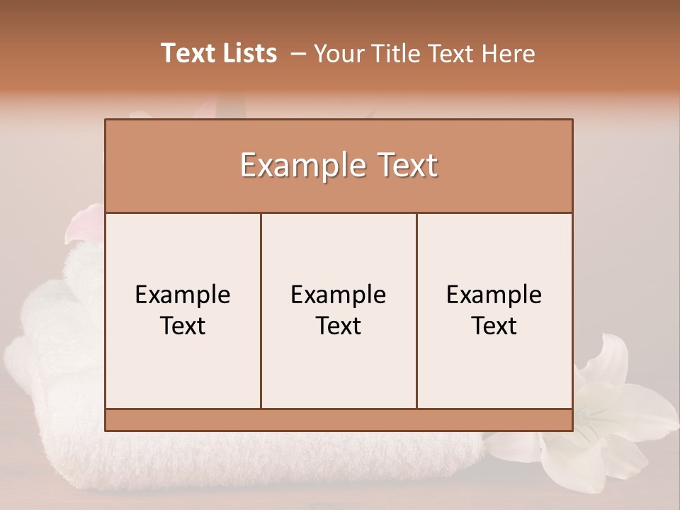 Fabric Stacked Dry PowerPoint Template