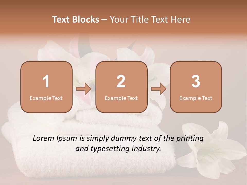 Fabric Stacked Dry PowerPoint Template