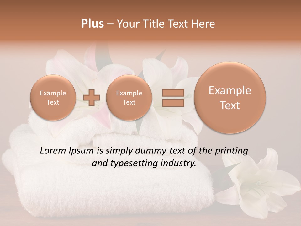 Fabric Stacked Dry PowerPoint Template
