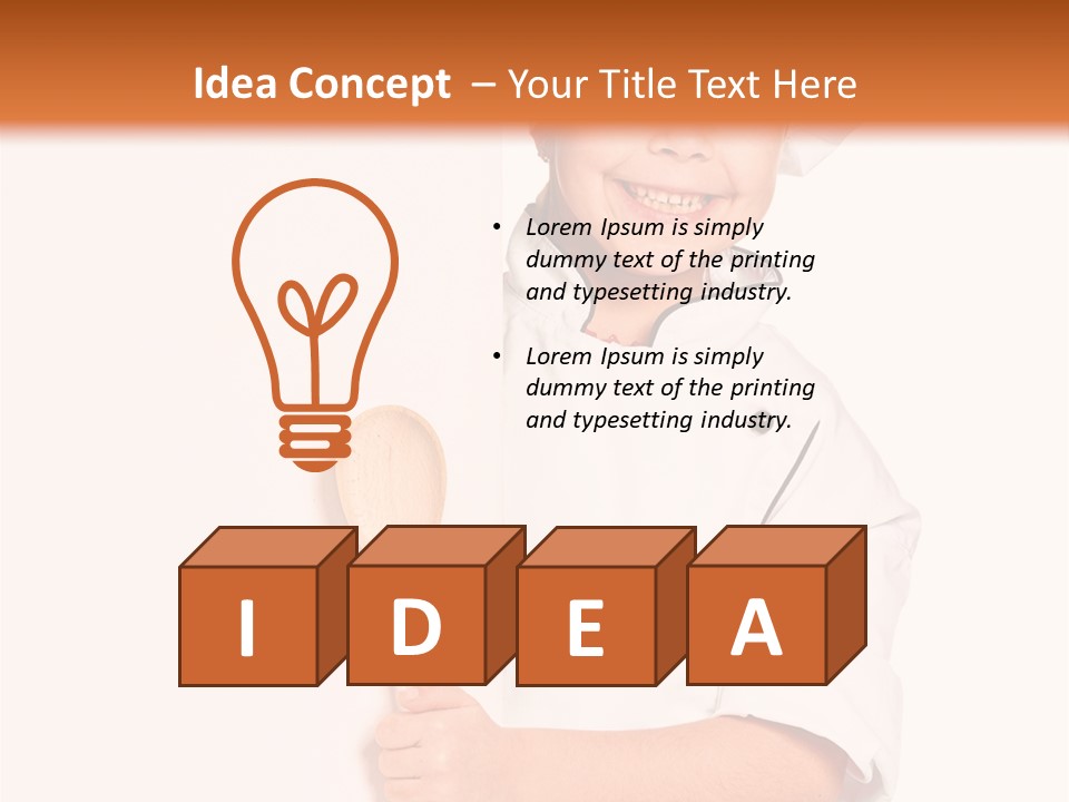 Preparation Hiding Cheerful PowerPoint Template