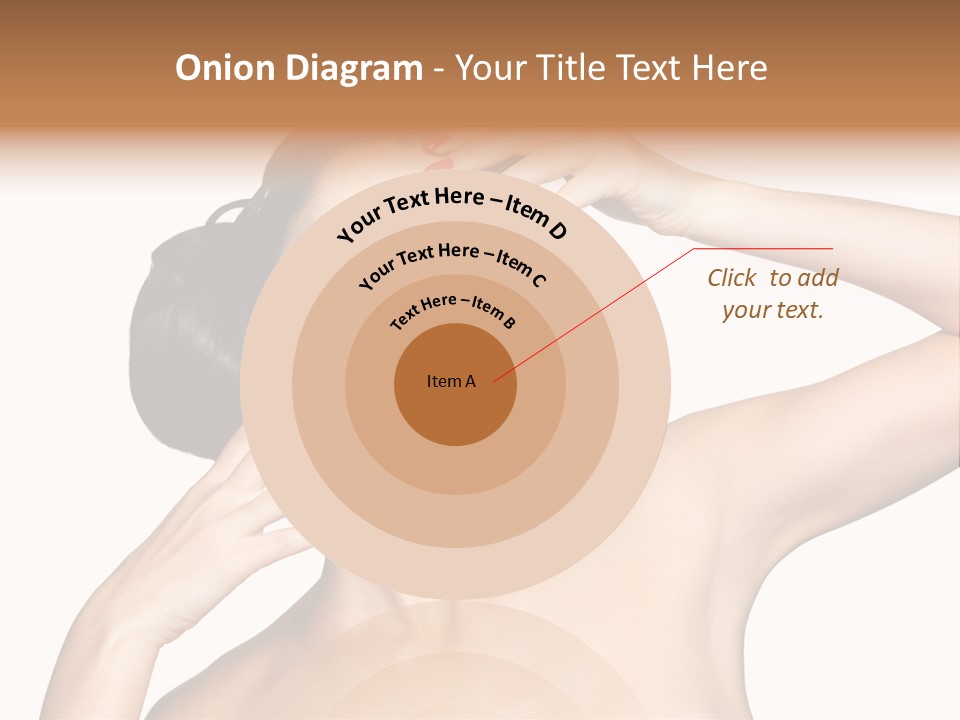 Red Manicure Eye Makeup Creative PowerPoint Template