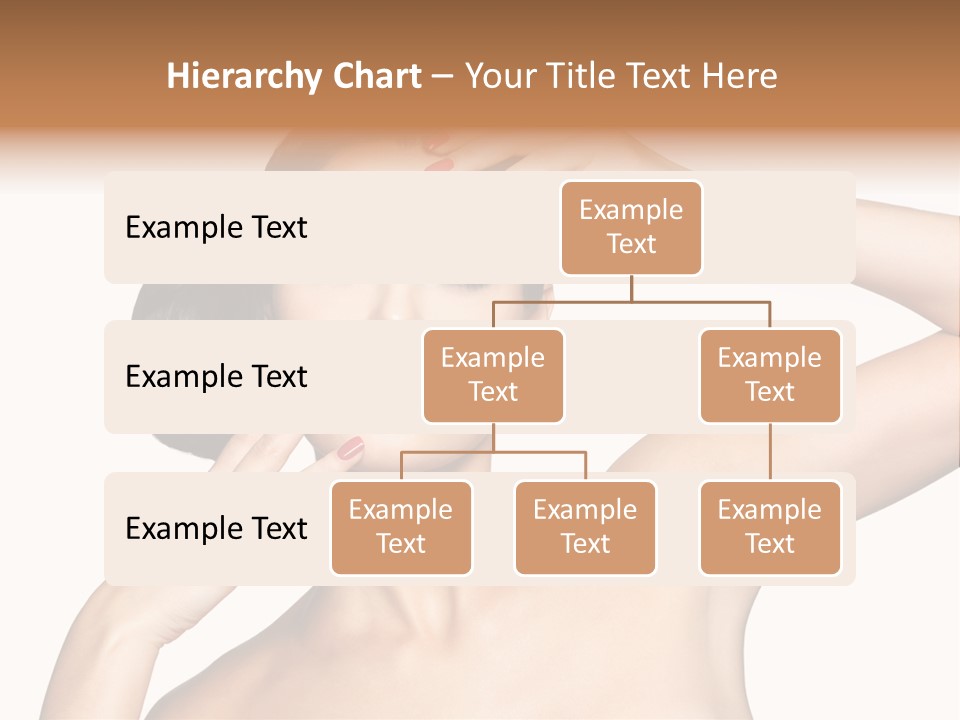 Red Manicure Eye Makeup Creative PowerPoint Template
