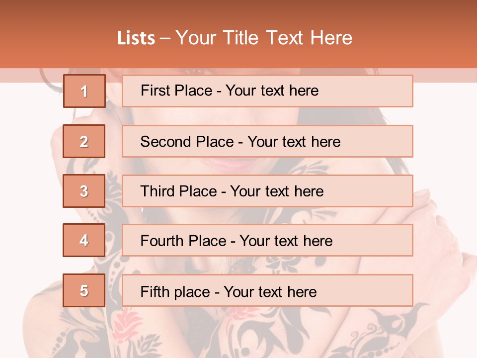 Fashion People Beauty PowerPoint Template