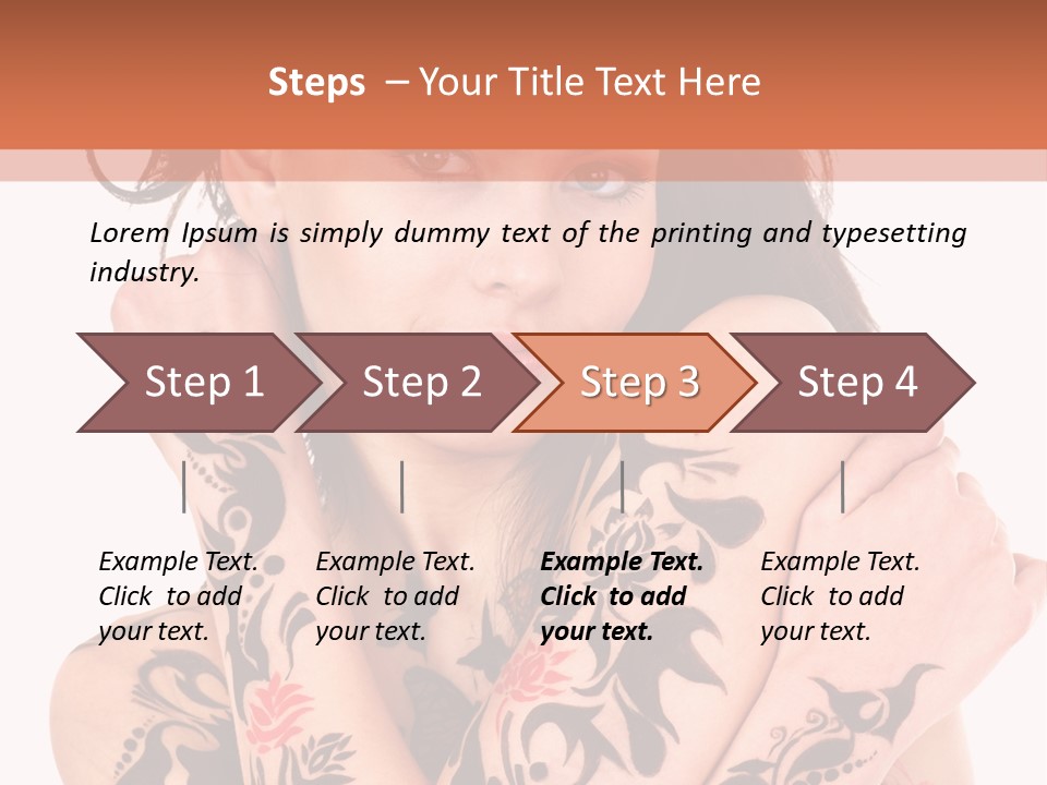 Fashion People Beauty PowerPoint Template