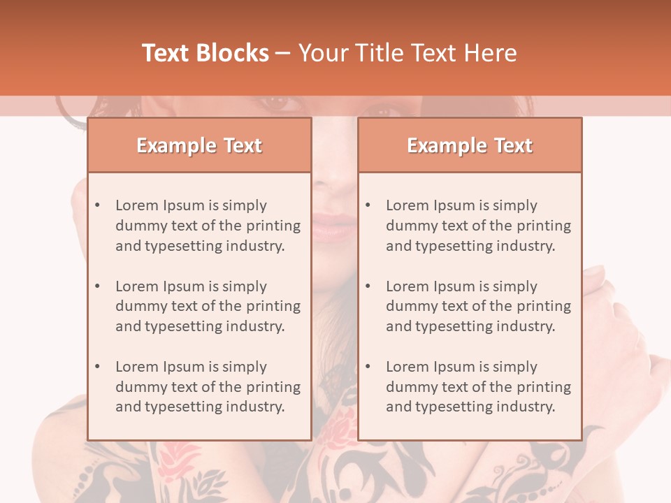 Fashion People Beauty PowerPoint Template