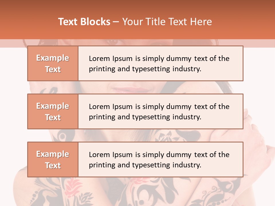 Fashion People Beauty PowerPoint Template