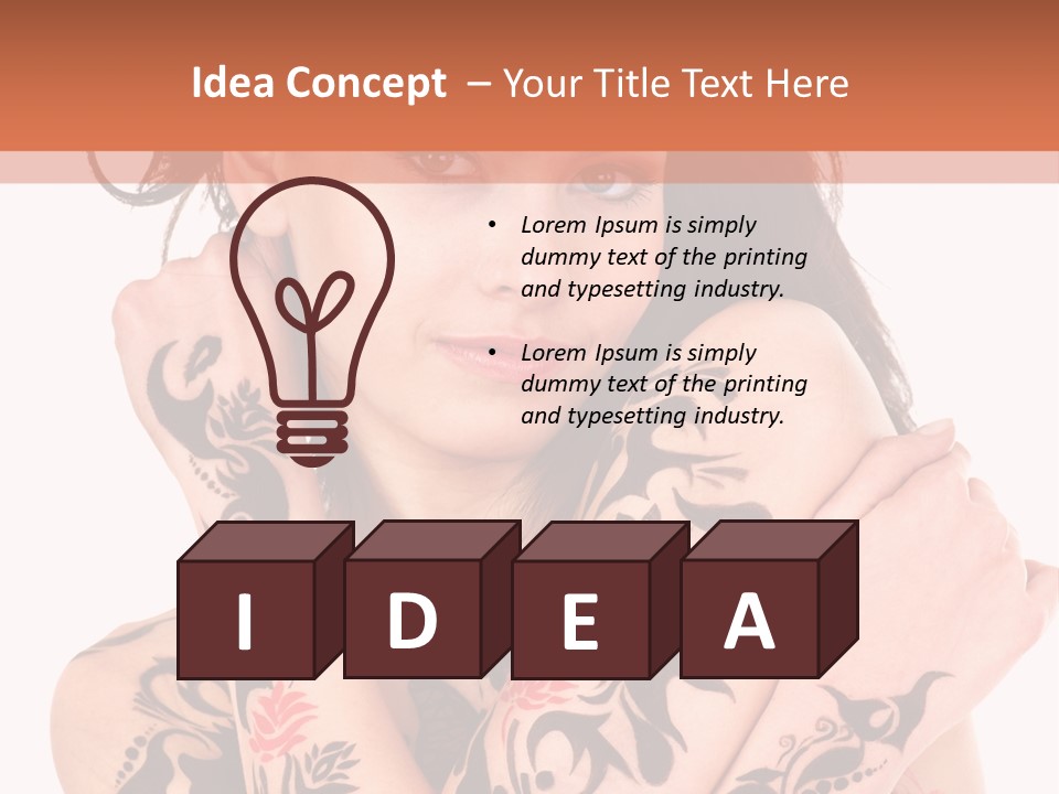 Fashion People Beauty PowerPoint Template